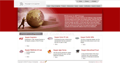 Desktop Screenshot of kpgroup.in