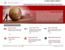 Tablet Screenshot of kpgroup.in